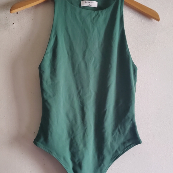 Aritzia Tops - Aritzia Babaton Green Bodysuit Size Small.